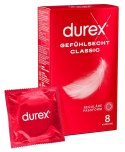 Durex Prezerwatywy Lateksowe 8 szt. z nawilżeniem i zbiorniczkiem