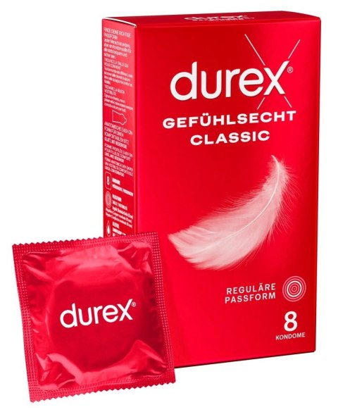 Durex Prezerwatywy Lateksowe 8 szt. z nawilżeniem i zbiorniczkiem Durex Prezerwatywy Lateksowe 8 szt. z nawilżeniem i zbiorniczkiem