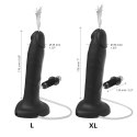 Strap-On-Me XL Czarny Model Squirting z Systemem Rozprowadzania Płynu