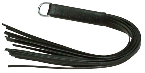 ZADO Pejcz skorzany czarny 45 cm - rękojeść 11 cm, skora dwoinowa