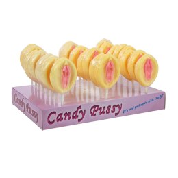 Candyprints Lizak na patyku Rożowy 42g motyw prezentowy