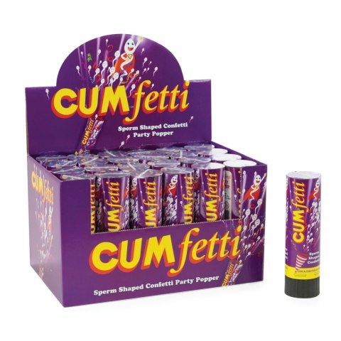 Cumfetti Party Confetti 15 cm - konfetti w kształcie zabawnych motywow Cumfetti Party Confetti 15 cm - konfetti w kształcie zabawnych motywow