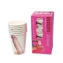 Henbrandt Kubeczki Papierowe 300ml 6 szt. Imprezowy Nadruk Mix Wzorow