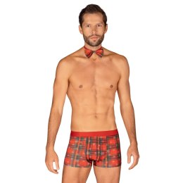 Obsessive Mr Merrilo Bokserki męskie świąteczne L/XL z muszką