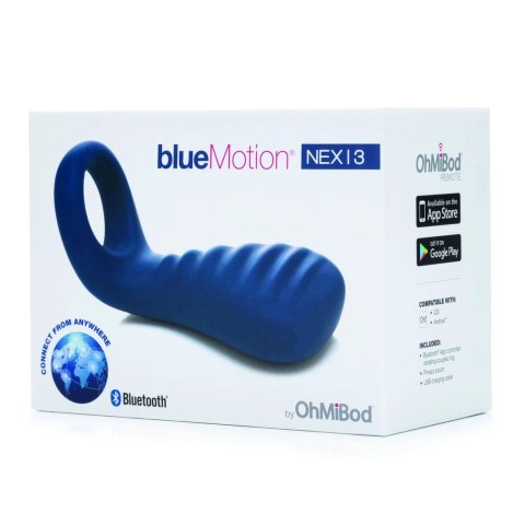 OhMiBod blueMotion Nex 3 - Pierścień wibrujący Bluetooth kobaltowy OhMiBod blueMotion Nex 3 - Pierścień wibrujący Bluetooth kobaltowy