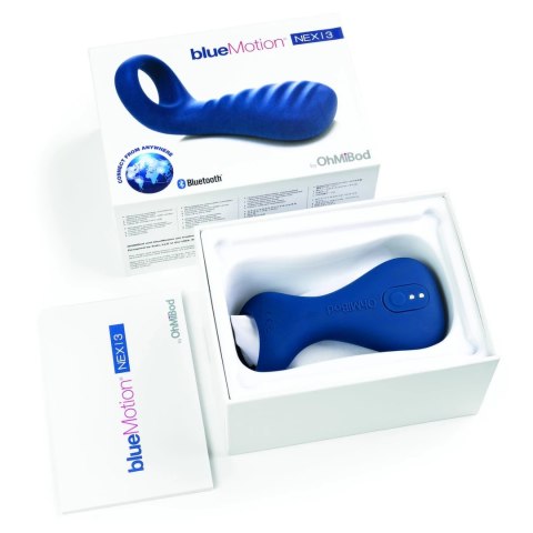 OhMiBod blueMotion Nex 3 - Pierścień wibrujący Bluetooth kobaltowy OhMiBod blueMotion Nex 3 - Pierścień wibrujący Bluetooth kobaltowy