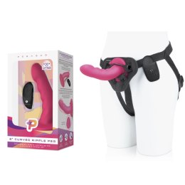 Pegasus Curved Pink Model Strap-On z Pilotem Bezprzewodowym 6