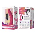 Pegasus Curved Pink Model Strap-On z Pilotem Bezprzewodowym 6"