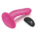 Pegasus Curved Pink Model Strap-On z Pilotem Bezprzewodowym 6"