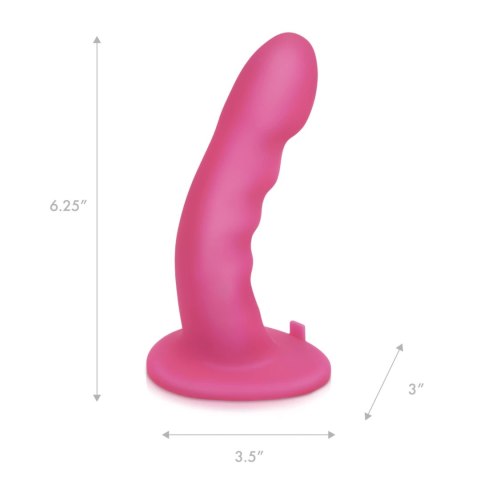 Pegasus Curved Pink Model Strap-On z Pilotem Bezprzewodowym 6" Pegasus Curved Pink Model Strap-On z Pilotem Bezprzewodowym 6"