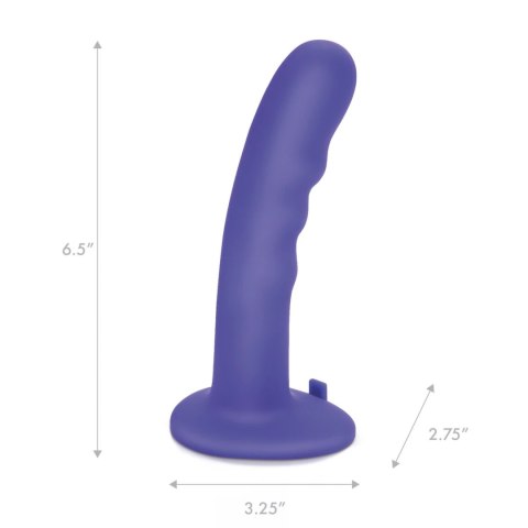 Pegasus Curved Wave 6'' Fioletowy Wibrator na Uprząż z Pilotem Pegasus Curved Wave 6'' Fioletowy Wibrator na Uprząż z Pilotem