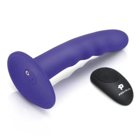 Pegasus Curved Wave 6'' Fioletowy Wibrator na Uprząż z Pilotem Pegasus Curved Wave 6'' Fioletowy Wibrator na Uprząż z Pilotem