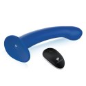 Pegasus Strap-On Blue - Model z pilotem, profilowany do punktow G i P