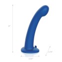 Pegasus Strap-On Blue - Model z pilotem, profilowany do punktow G i P