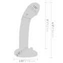 Pegasus Vibrating Strap-On z pilotem - silikon, zakrzywiony, 15 cm