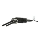 PowerBullet Bolo Czarny - Regulowany Pierścień Wibrujący USB, 9 Trybow