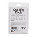 PowerBullet Got Big Dick 4 - Zestaw 4 elastycznych pierścieni anatomicznych