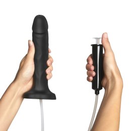 Strap-On-Me Squirting L Black - Model z funkcją aplikacji płynu, silikon
