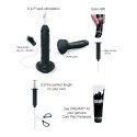 Strap-On-Me Squirting L Black - Model z funkcją aplikacji płynu, silikon