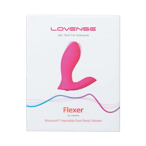 Lovense Flexer - Podwojny wibrator noszony, sterowany aplikacją, IPX7 Lovense Flexer - Podwojny wibrator noszony, sterowany aplikacją, IPX7