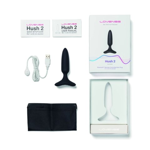 Lovense Hush 2 XS 25 mm - inteligentny korek z systemem Bluetooth Lovense Hush 2 XS 25 mm - inteligentny korek z systemem Bluetooth