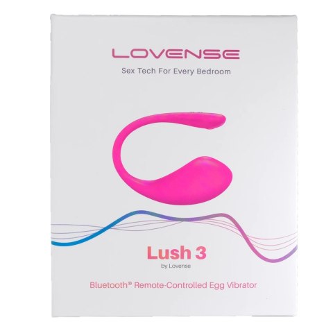 Lovense Lush 3 Rożowy - Interaktywne Jajko Bluetooth, 5h pracy Lovense Lush 3 Rożowy - Interaktywne Jajko Bluetooth, 5h pracy