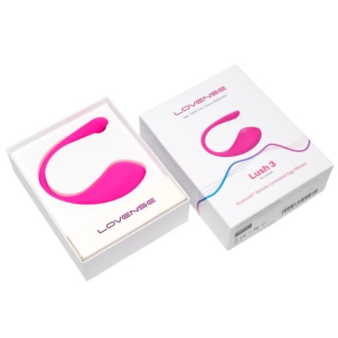 Lovense Lush 3 Rożowy - Interaktywne Jajko Bluetooth, 5h pracy Lovense Lush 3 Rożowy - Interaktywne Jajko Bluetooth, 5h pracy