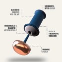 MYHIXEL II Climax Control niebieski - zaawansowana maszyna intymna Bluetooth