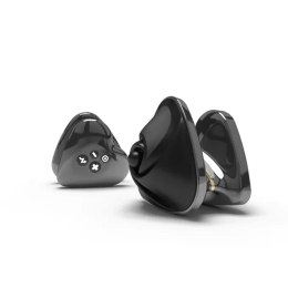 Mystim Hearts Desire Serce-Roża Layon e-stim czarny silikon 6,7 cm