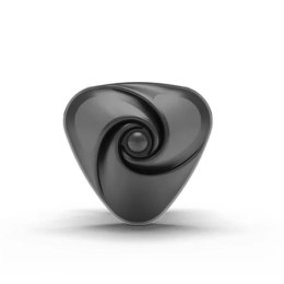 Mystim Hearts Desire Serce-Roża Layon e-stim czarny silikon 6,7 cm