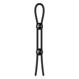 Nexus Double Adjustable Lasso - Czarny silikonowy pierścień regulowany