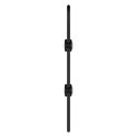 Nexus Double Adjustable Lasso - Czarny silikonowy pierścień regulowany