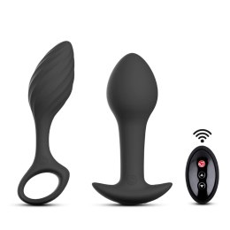 Nomi Tang Fun Plug RC Zestaw 2 wtyczek silikonowych z pilotem czarny