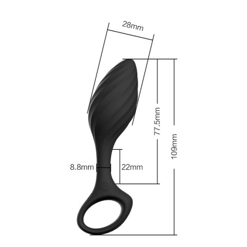 Nomi Tang Fun Plug RC Zestaw 2 wtyczek silikonowych z pilotem czarny Nomi Tang Fun Plug RC Zestaw 2 wtyczek silikonowych z pilotem czarny