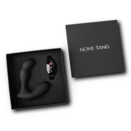 Nomi Tang P-Spot Wave czarny - masażer punktu P z pilotem, funkcja grzania