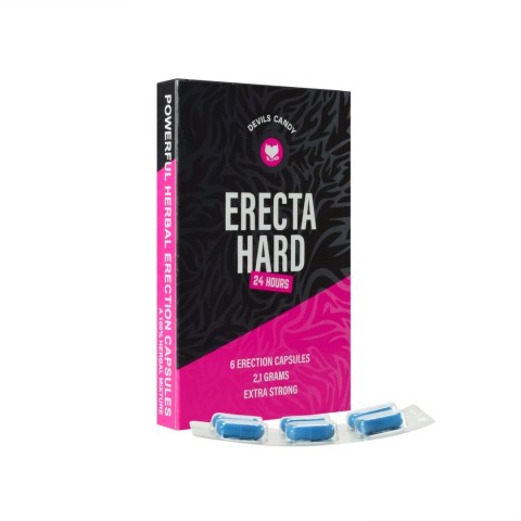 Devils Candy Erecta Hard 6 kapsułek - naturalny suplement dla mężczyzn