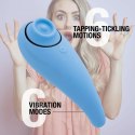 FeelzToys FemmeGasm Tapping & Tickling Vibrator turkusowy 6 trybow