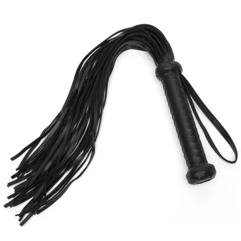 Fifty Shades of Grey Flogger Intymny Zamszowy Bicz Duży Czarny 53cm Fifty Shades of Grey Flogger Intymny Zamszowy Bicz Duży Czarny 53cm