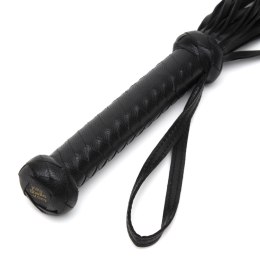 Fifty Shades of Grey Flogger Intymny Zamszowy Bicz Duży Czarny 53cm