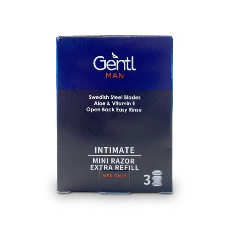Gentl Wkłady Do Maszynki Gentle Man 3 szt. szwedzka stal Gentl Wkłady Do Maszynki Gentle Man 3 szt. szwedzka stal