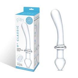 Glas Double Play Szklany model intymny dwustronny 24 cm przezroczysty