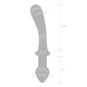 Glas Double Play Szklany model intymny dwustronny 24 cm przezroczysty