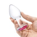 Glas Heart Jewel Set szklane zatyczki anatomiczne 3 rozmiary