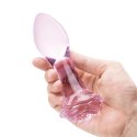 Glas Rosebud Zestaw 3 Szklanych Zatyczek Anatomicznych Rożne Rozmiary
