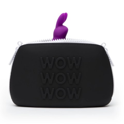 Happy Rabbit Fioletowy Pierścień Wibrujący USB z Etui Silikonowy Happy Rabbit Fioletowy Pierścień Wibrujący USB z Etui Silikonowy