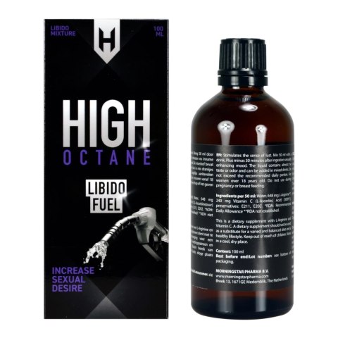 High Octane Libido Fuel 100 ml - Krople dla dorosłych, neutralny smak