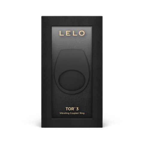 Lelo Tor 3 Czarny - Pierścień wibrujący, sterowany aplikacją, silikon Lelo Tor 3 Czarny - Pierścień wibrujący, sterowany aplikacją, silikon