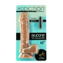 Addiction Andrew 20 cm silikonowy model intymny karmelowy z przyssawką