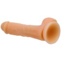 Addiction David Vanilla 20cm - elastyczny model silikonowy z przyssawką