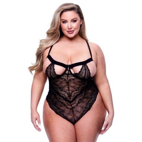 Baci Body Queen koronkowe na ramiączkach czarne rozmiar Plus Size Baci Body Queen koronkowe na ramiączkach czarne rozmiar Plus Size